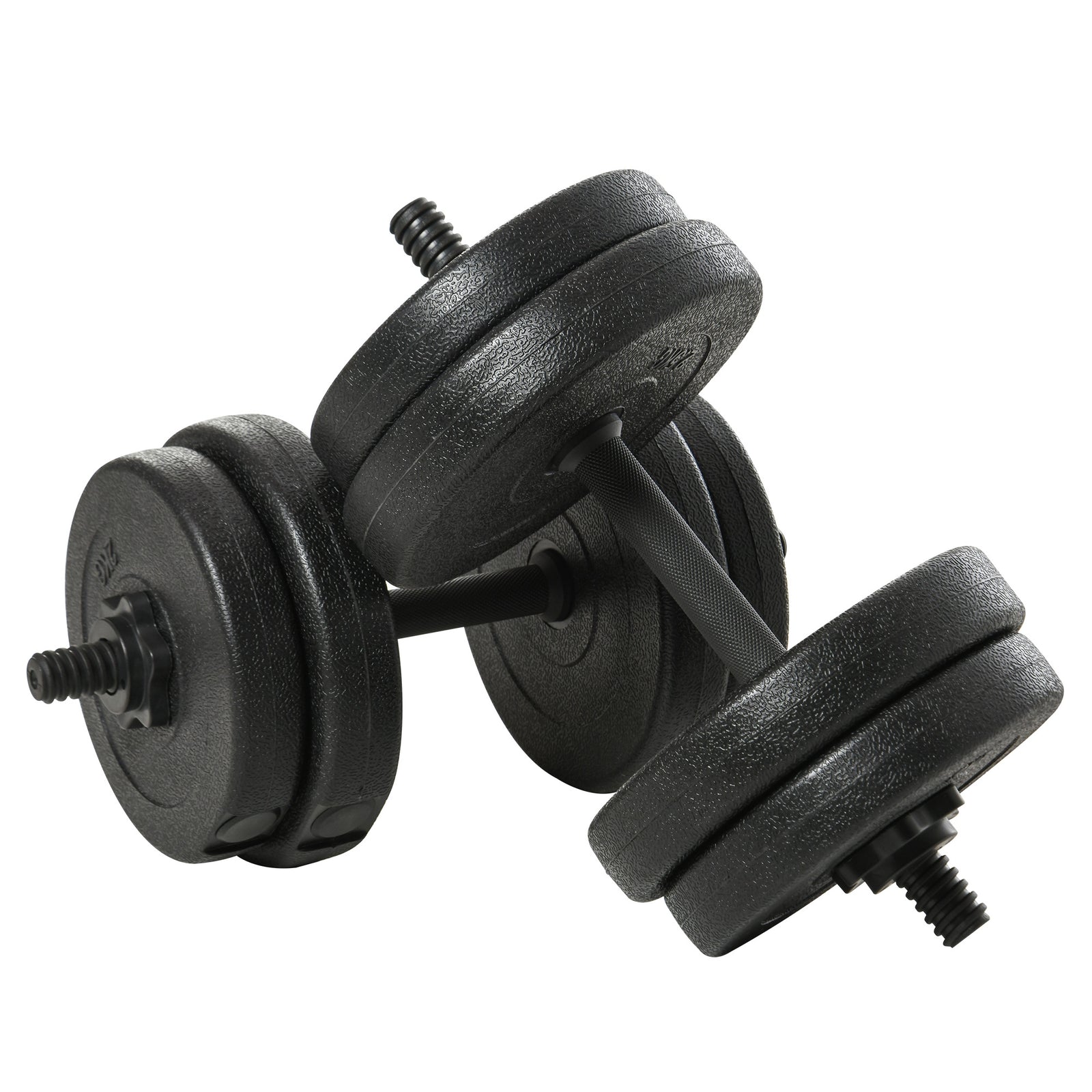 Soozie Pair Dumbbell 2 x 10kg 44-Pound  Cast Iron Sports Gym